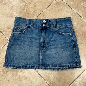 Stradivarius Denim Mini Skirt